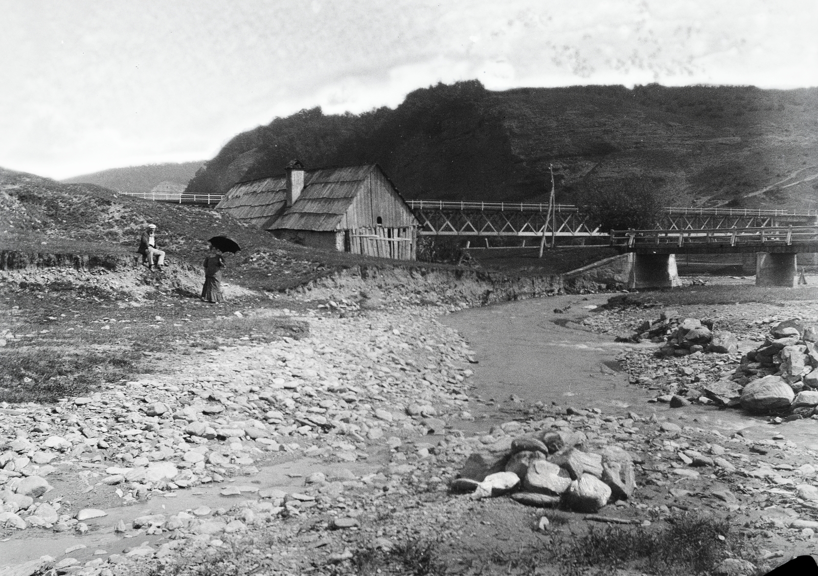1915, Flanek-Falvay-Kováts, bridge, Fortepan #272923