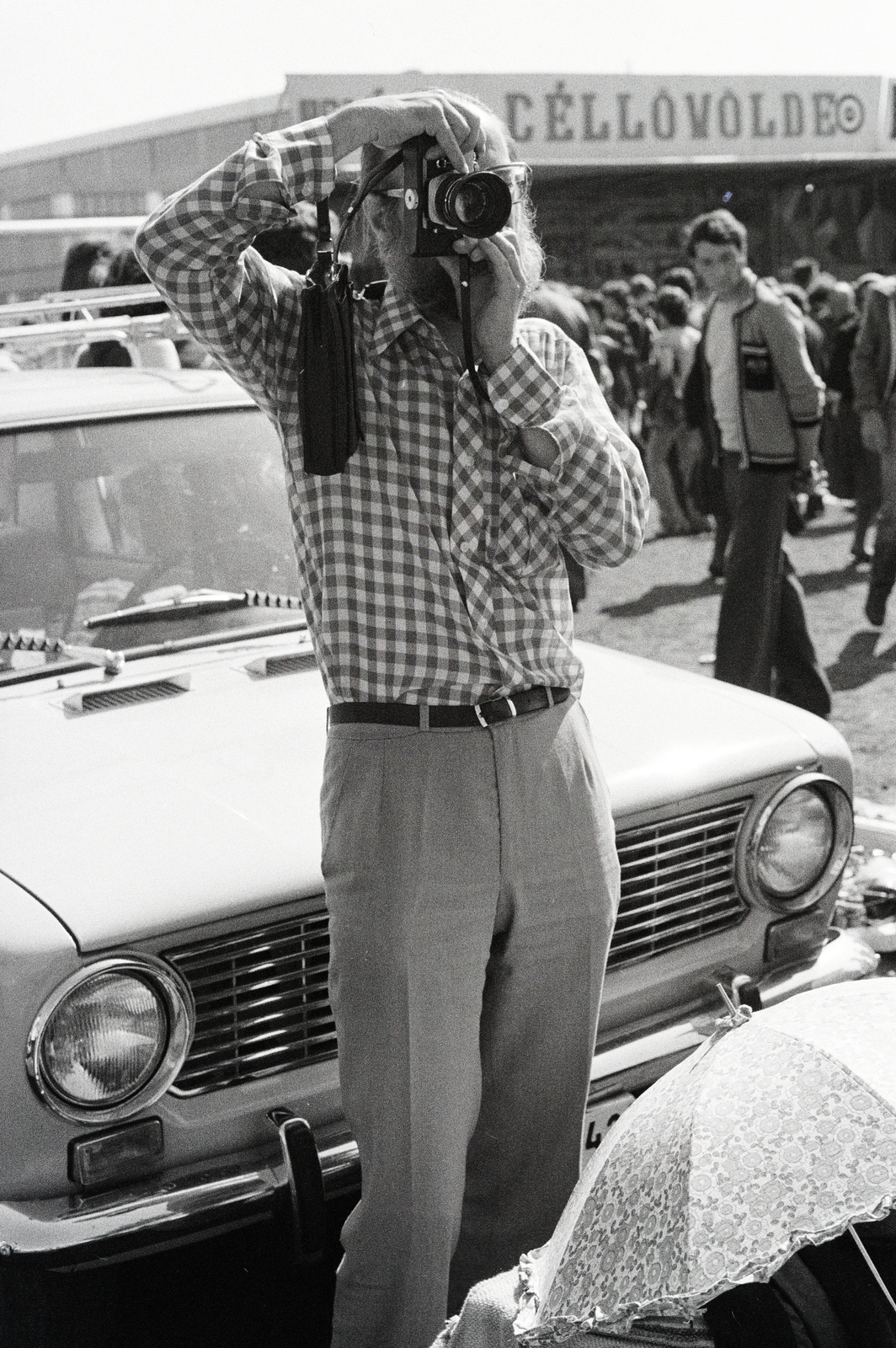 Hungary, Pécs, Búza tér, vásár a piacon., 1978, Schermann Ákos, fair, photography, shooting-gallery, Fortepan #273111
