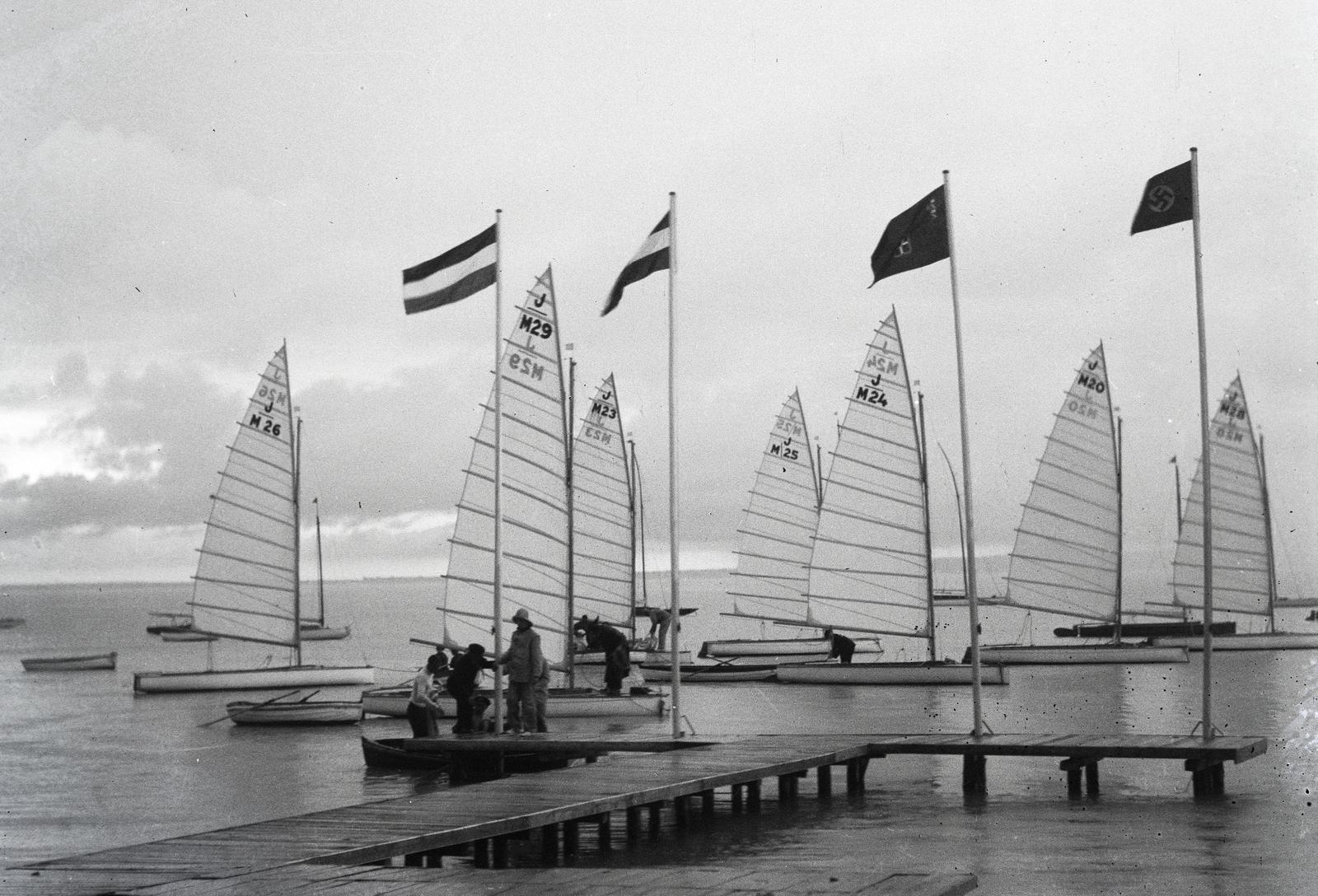 1939, Ladinek Viktor, sailing, Fortepan #273158