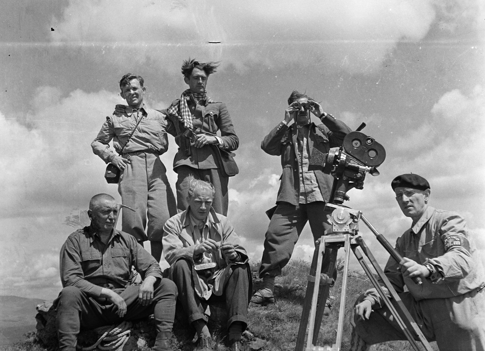 1940, Tamássy Andrea, Best of, movie camera, Fortepan #273651