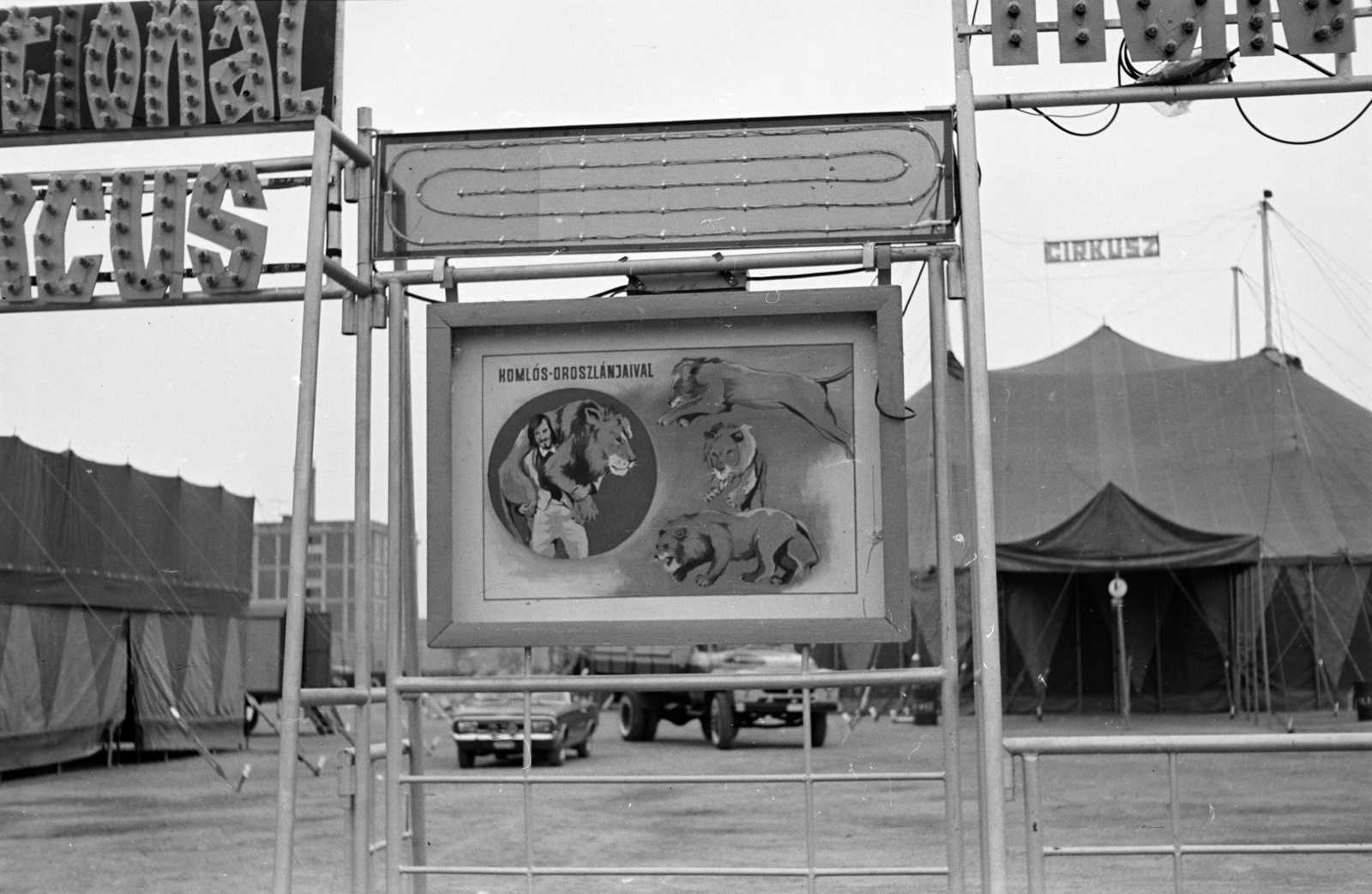 1970, Szilvási hagyaték, poster, tent, Fortepan #273722
