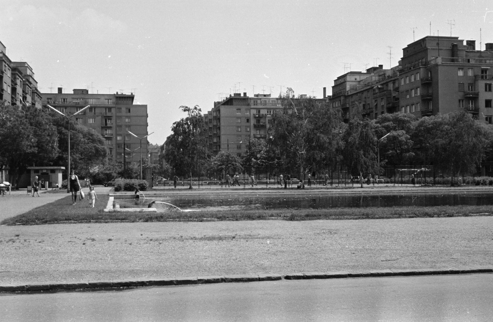 Magyarország, Budapest XIII., Szent István park, szemben a Csanády utca., 1969, Szilvási hagyaték, Budapest, Fortepan #273760