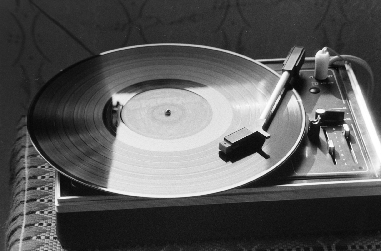 1973, Szilvási hagyaték, record, turntable, Fortepan #273794