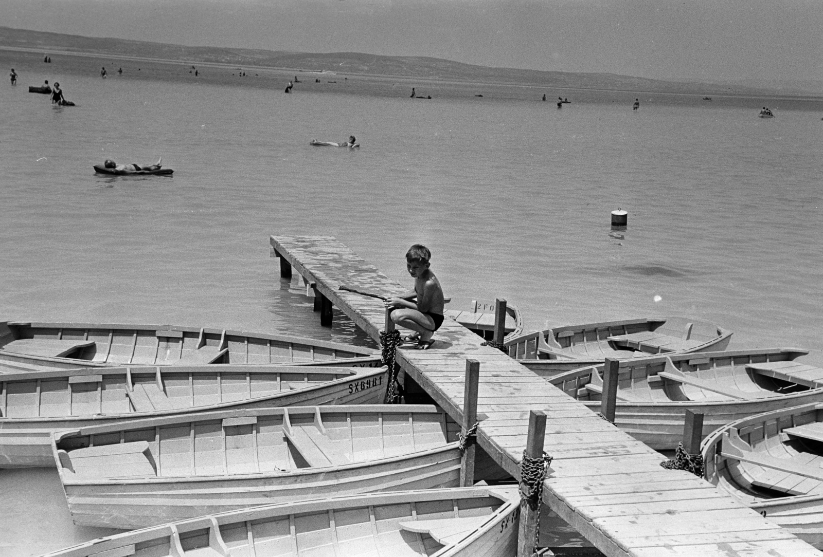 1967, Szilvási hagyaték, Balaton, Fortepan #273835