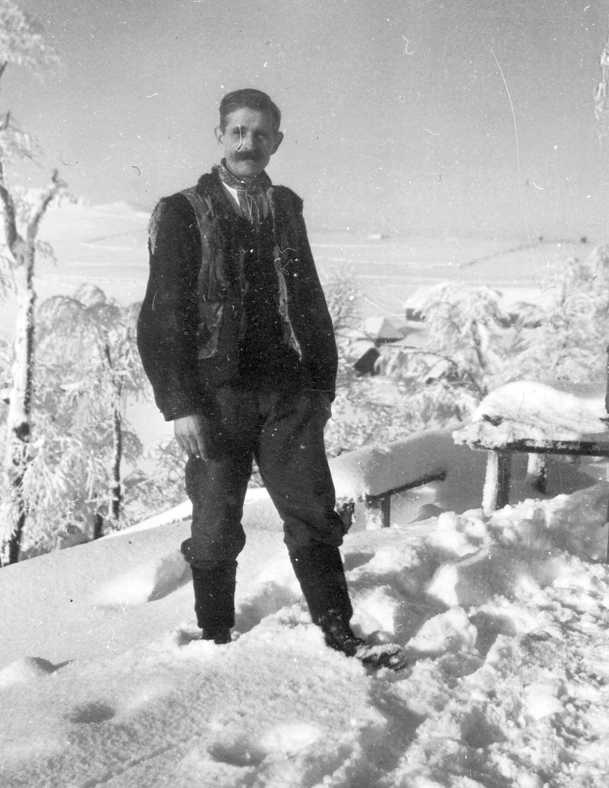 Ukraine, Kvaszi, Mencsely (Mencsul) hegy., 1942, Mészöly Leonóra, Fortepan #27388