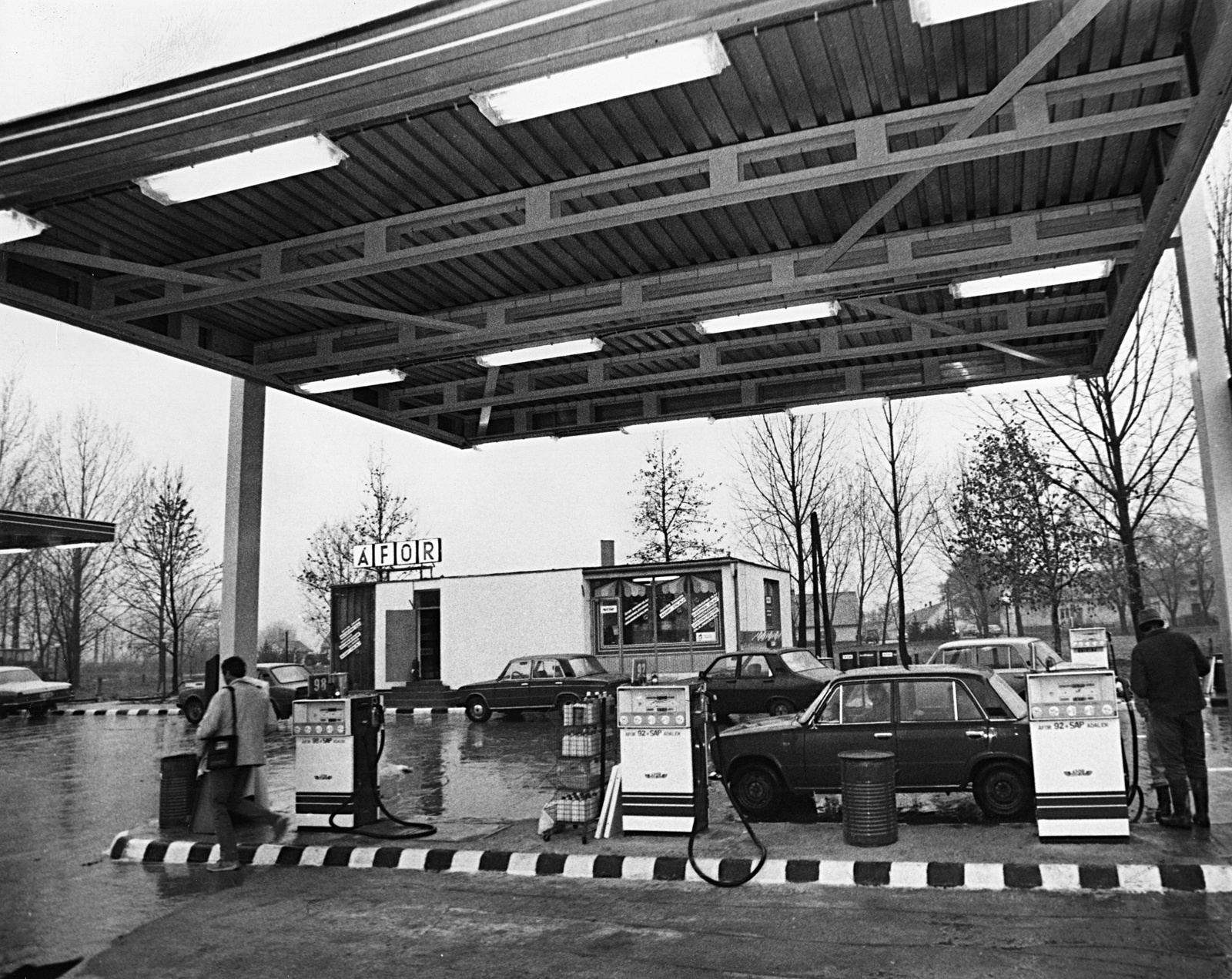 1987, Erky-Nagy Tibor, gas station, Fortepan #274008