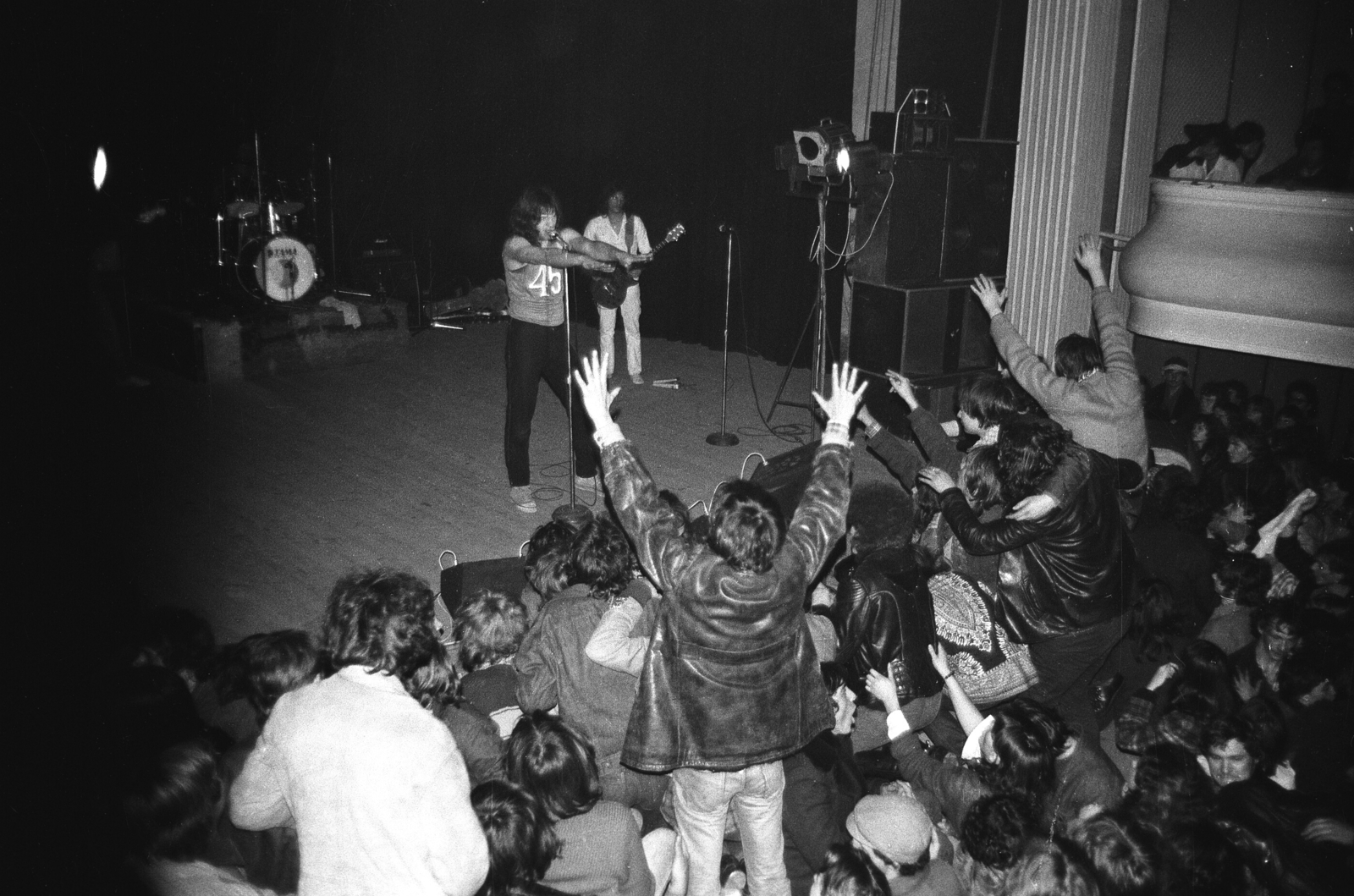 Hungary, Hobo Blues Band koncertje, a mikrofonnál Földes László 'Hobo'., 1980, Erky-Nagy Tibor, Fortepan #274017