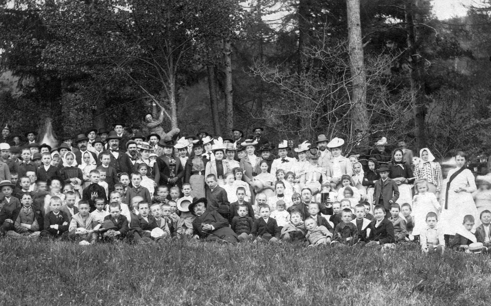 1900, Mészöly Leonóra, excursion, tableau, Fortepan #27463