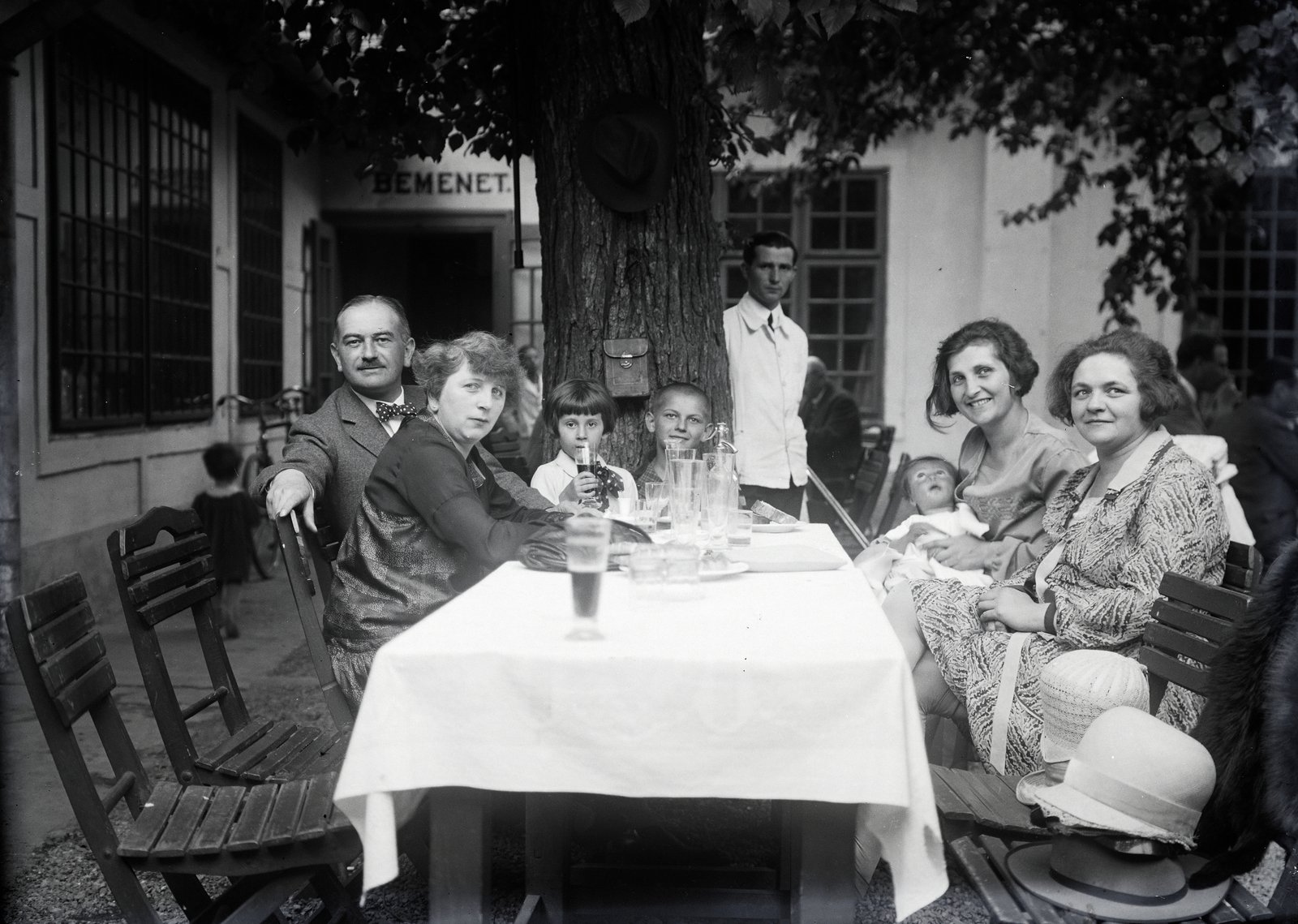 1929, Sibinger János, restaurant, Fortepan #274654