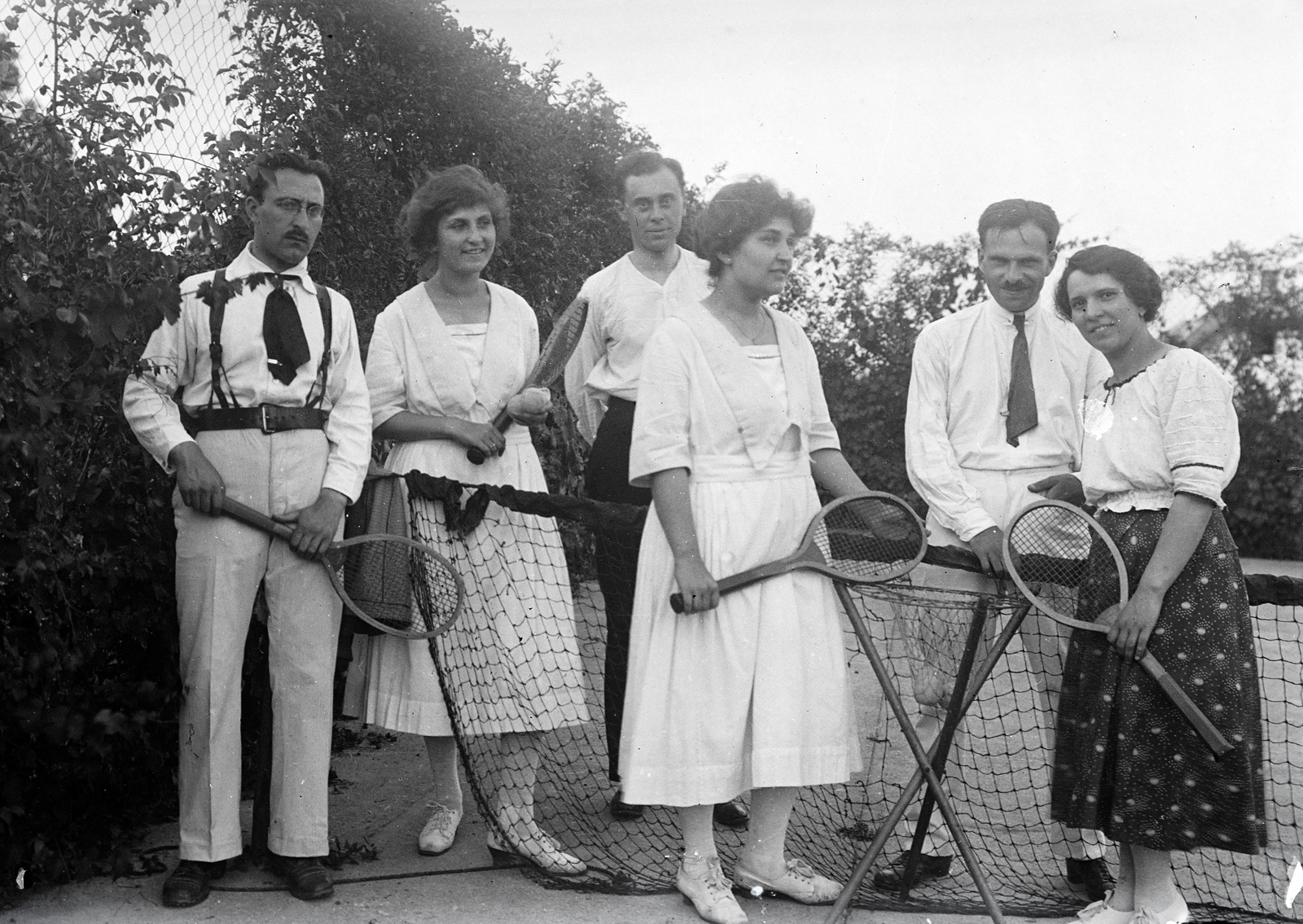 1920, Sibinger János, tennis, Fortepan #274806