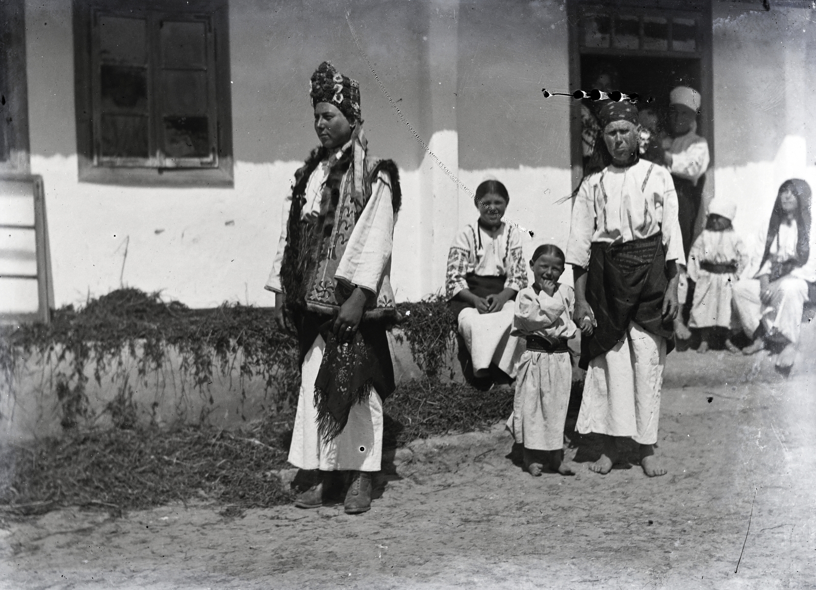 1918, Sibinger János, folk costume, Fortepan #274858