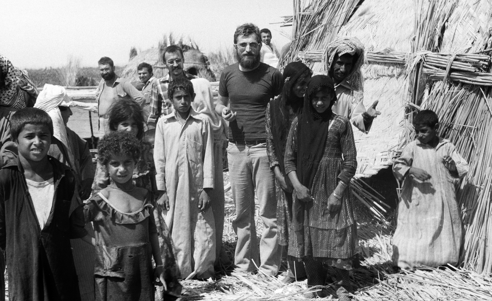 Irak, Mezopotámiai mocsarak, más néven Iraki mocsarak., 1979, Hajdú György, Fortepan #275218