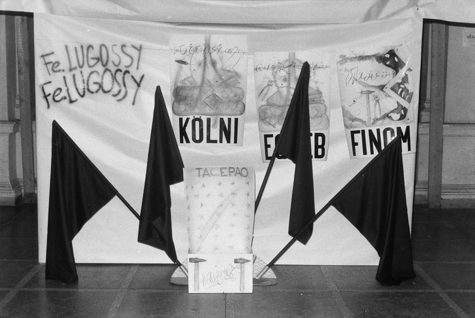 1982, Hidas Gyula, plakát, Best of, Fortepan #275479