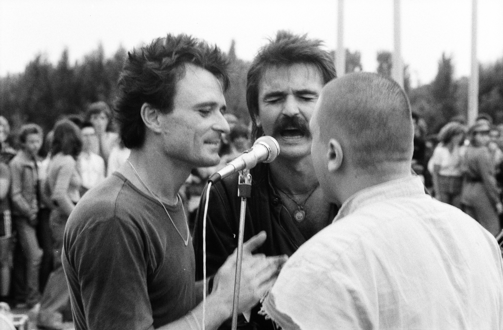 Hungary, Óbuda, Budapest III., Hajógyári-sziget, szemben Nagy Feró és Trunkos András., 1983, Hidas Gyula, Budapest, Fortepan #275579