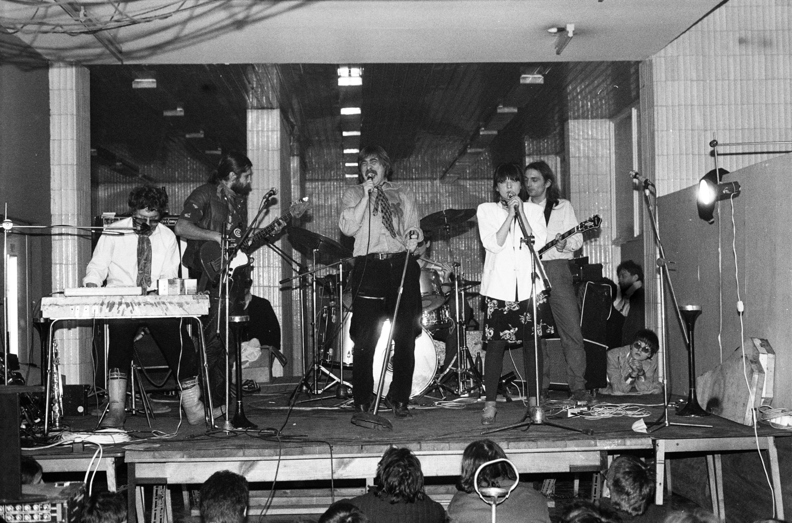 Hungary, A. E. Bizottság együttes, ef Zámbó István, Wahorn András, feLugossy László, Kukta „Kokó” Erzsébet, Szulovszky „Joni” István., 1982, Hidas Gyula, Fortepan #275619