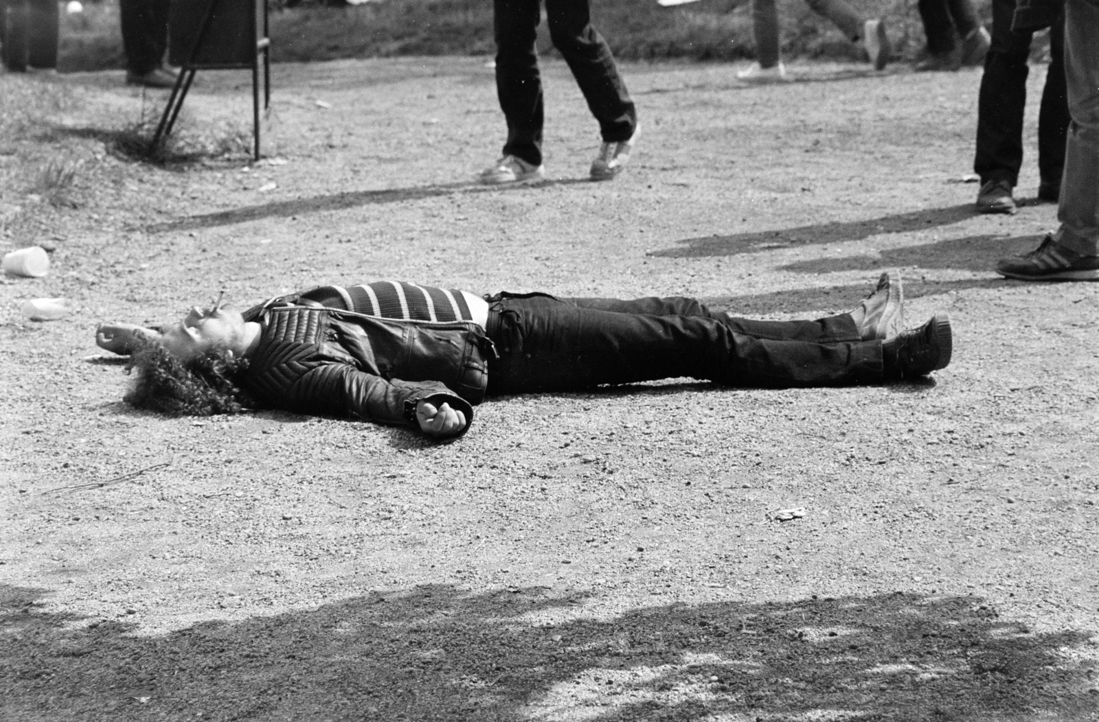 1982, Hidas Gyula, lying on the back, Fortepan #275645
