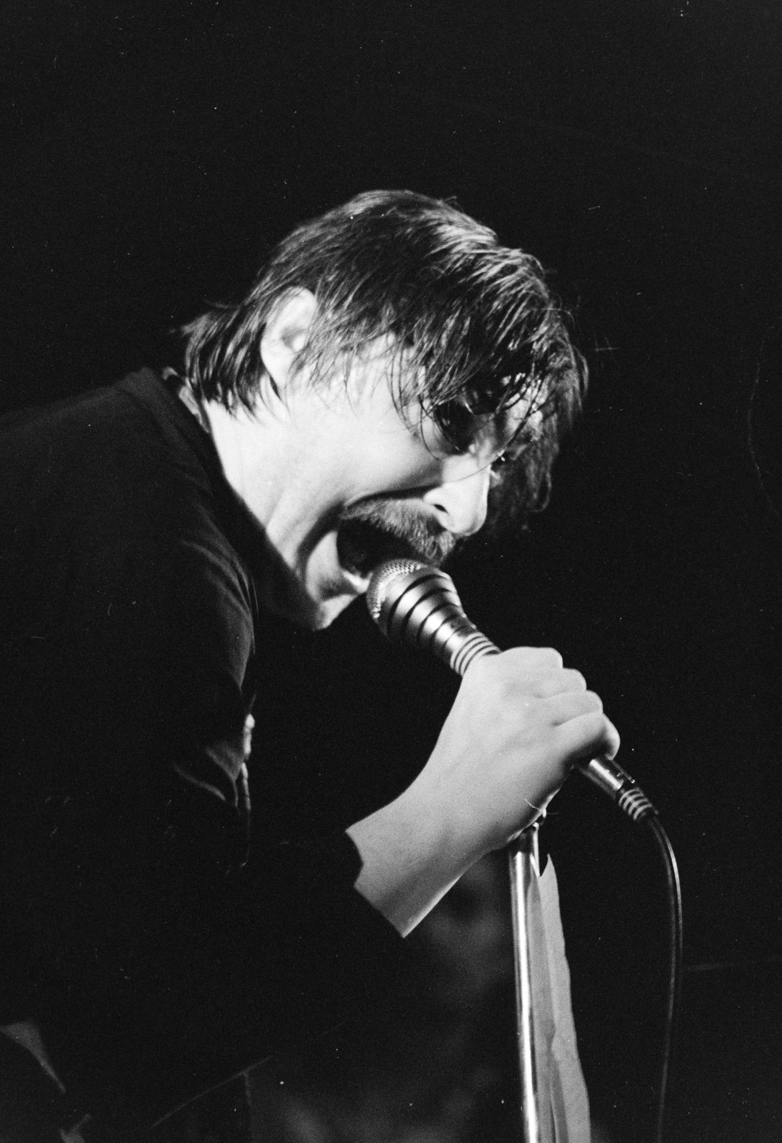 1983, Hidas Gyula, mikrofon, énekes, Fortepan #275728