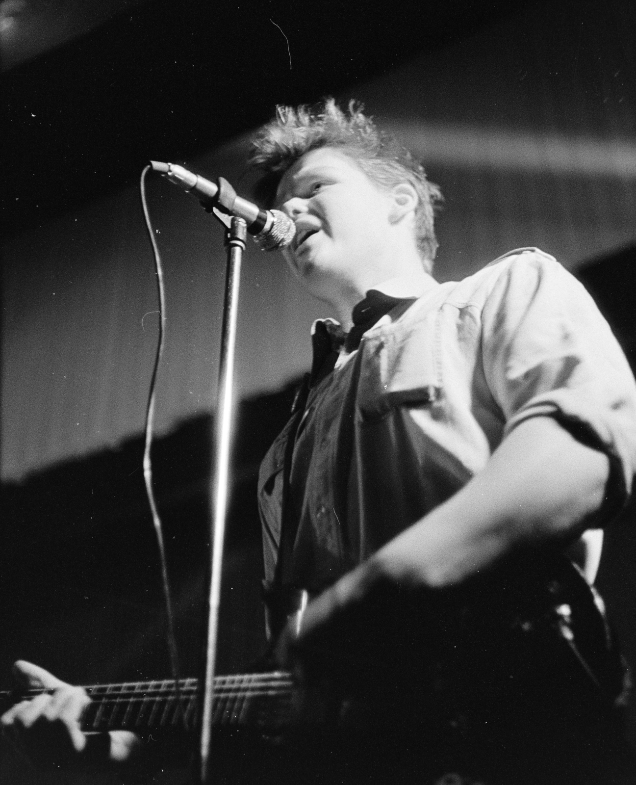 Hungary, Georg Andreas Christian von Holst / Kuddel, a Tote Hosen NSZK-beli punkegyüttes gitárosa., 1984, Hidas Gyula, Fortepan #275815