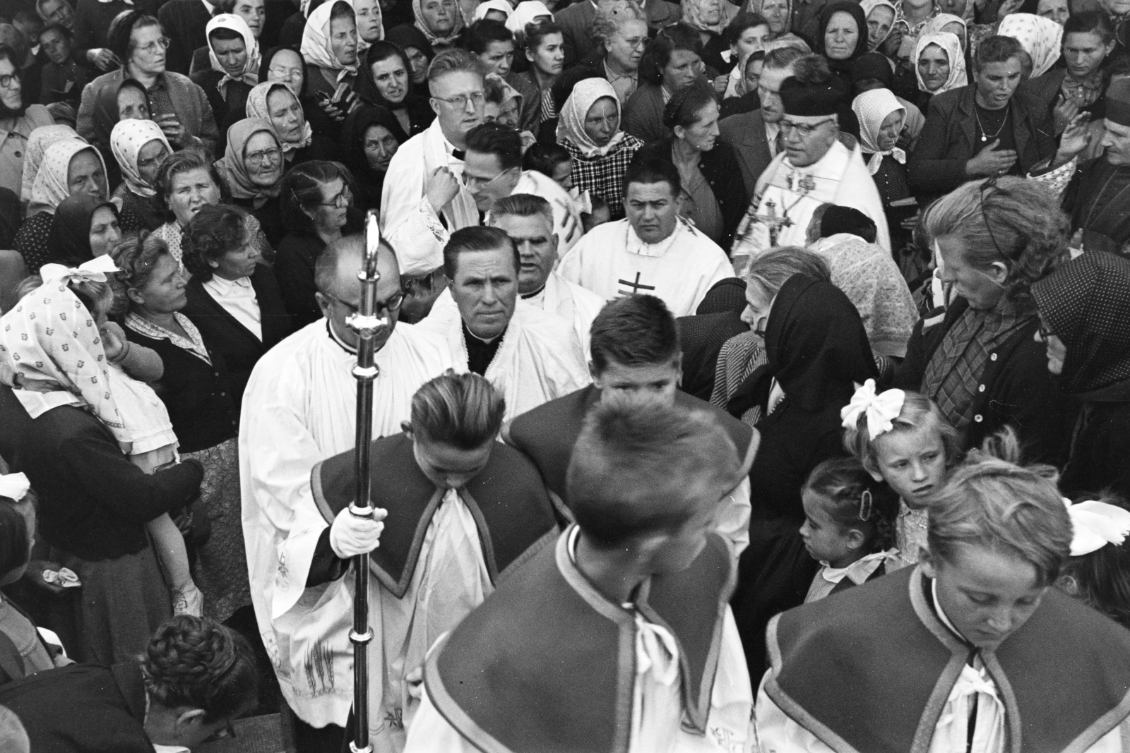 1960, Hámori Gyula, hívő, pap, Fortepan #276079