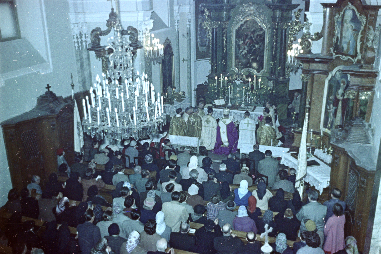Magyarország, Budapest II., Fő utca, Szent Flórián-templom., 1962, Hámori Gyula, Budapest, Fortepan #276106