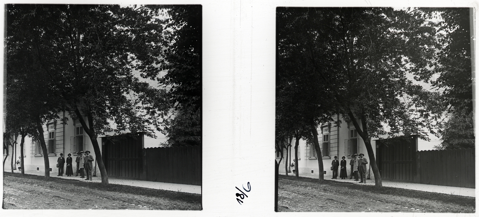 Romania,Transylvania, Sighetu Marmației, Ipar utca (később Strada George Cosbuc) 5., 1910, Schoch Frigyes, stereophoto, Fortepan #27618