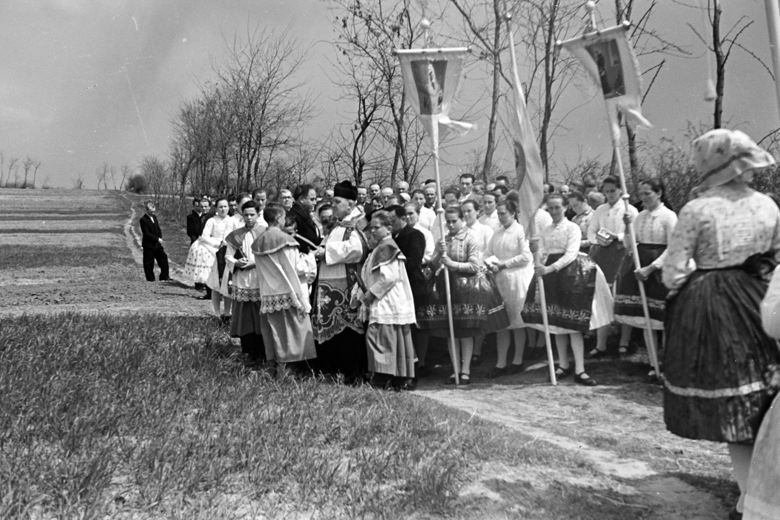 1960, Hámori Gyula, folk costume, Fortepan #276602