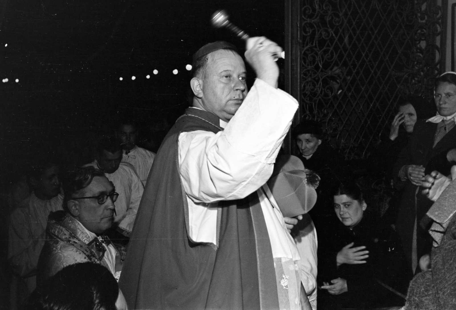 Hungary, dr. Szabó Imre püspök., 1957, Hámori Gyula, Fortepan #276624