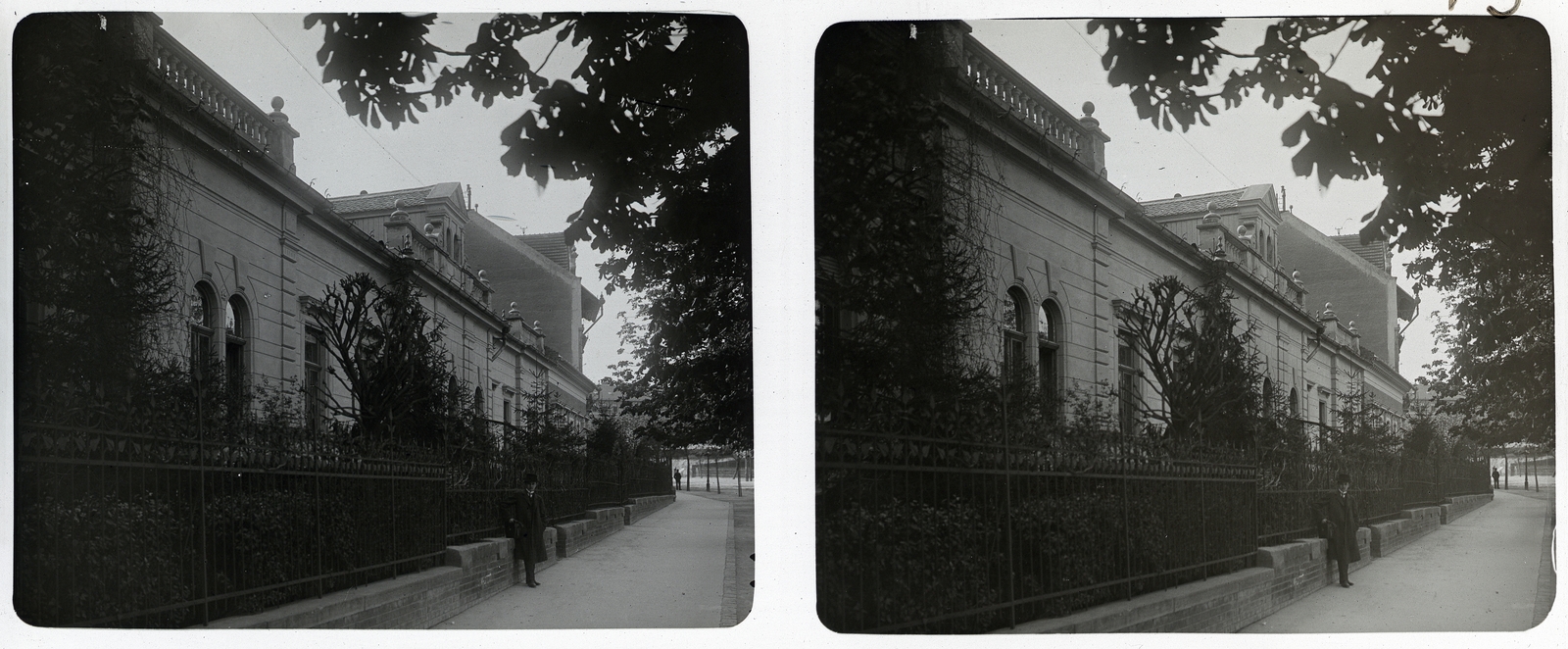 Magyarország, Budapest XII., Széll Kálmán tér (Krisztina körút), a háttérben a mai Szilágyi Erzsébet fasor torkolata., 1903, Schoch Frigyes, sztereófotó, Budapest, Fortepan #27672