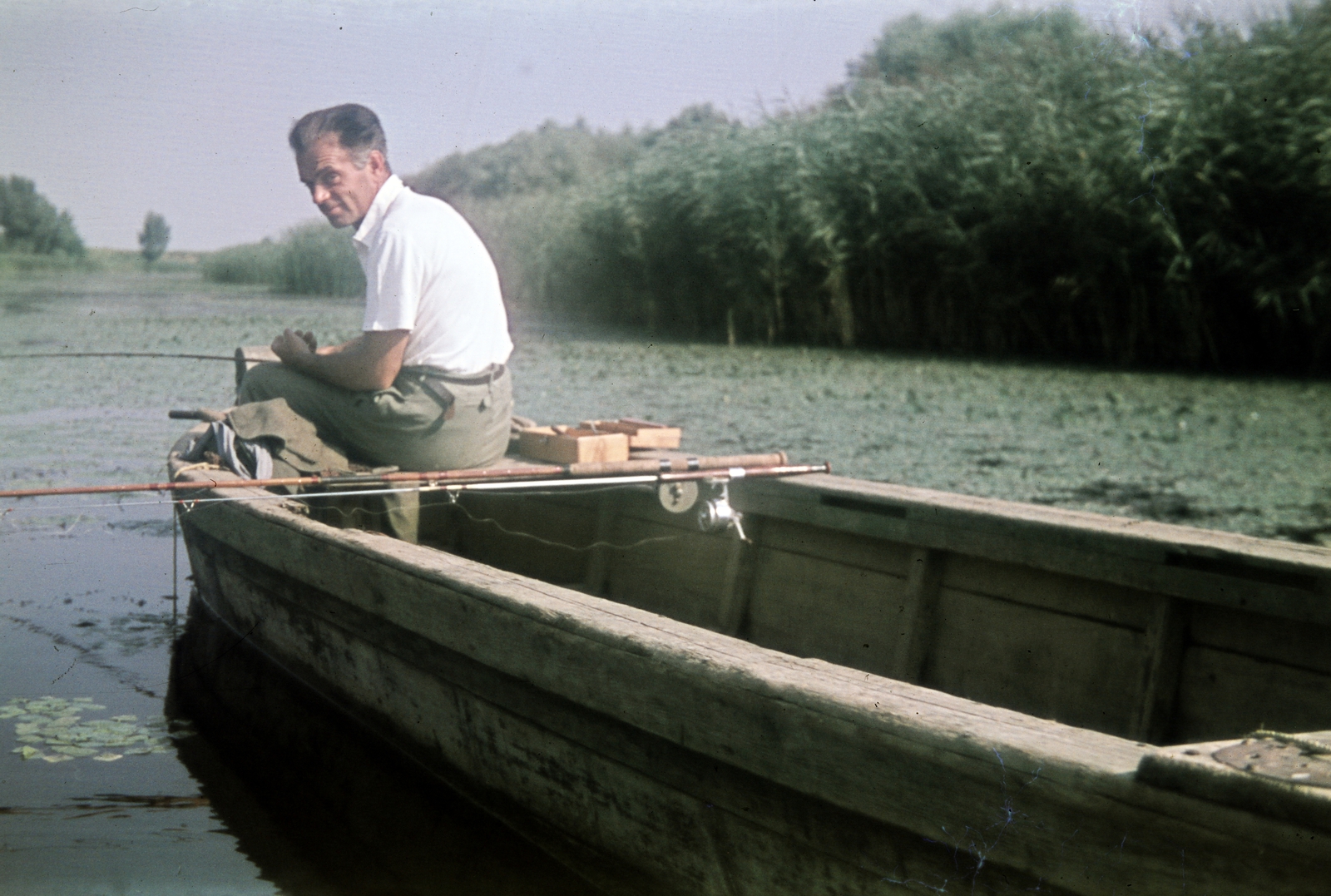 1941, Koncz Nándor, fishing, Fortepan #276737