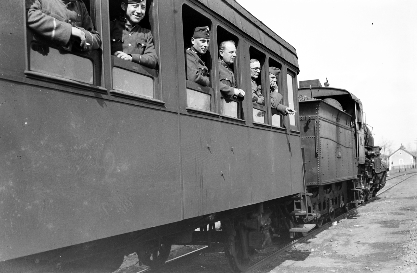 1940, Korner Veronika, steam locomotive, MÁV Class 324, Fortepan #276810