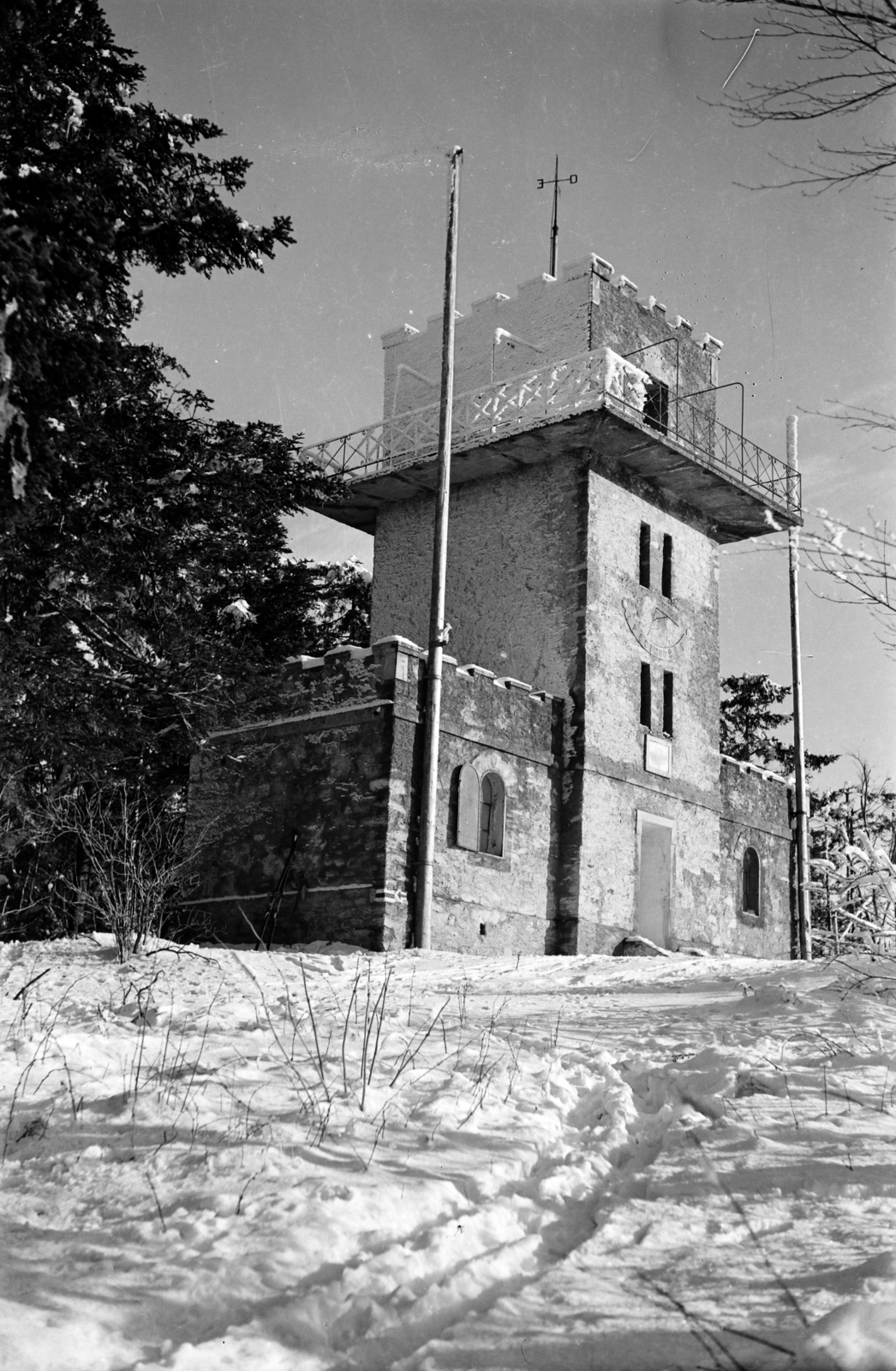 Hungary, untitled,untitled, kilátó., 1941, Korner Veronika, lookout, Fortepan #276854