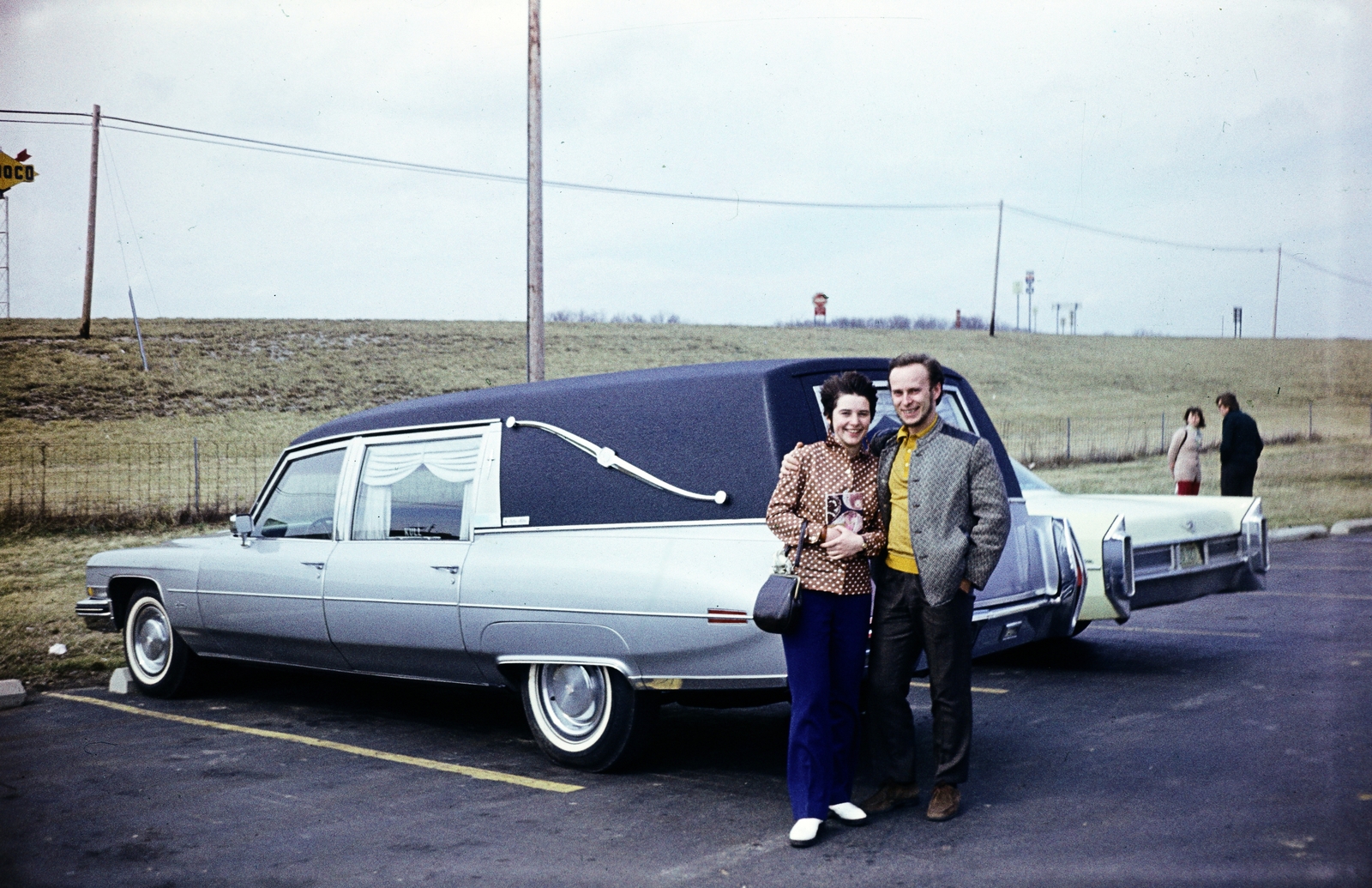 USA, 1977, Monoki Miklós, hearse, american brand, colorful, Fortepan #276914