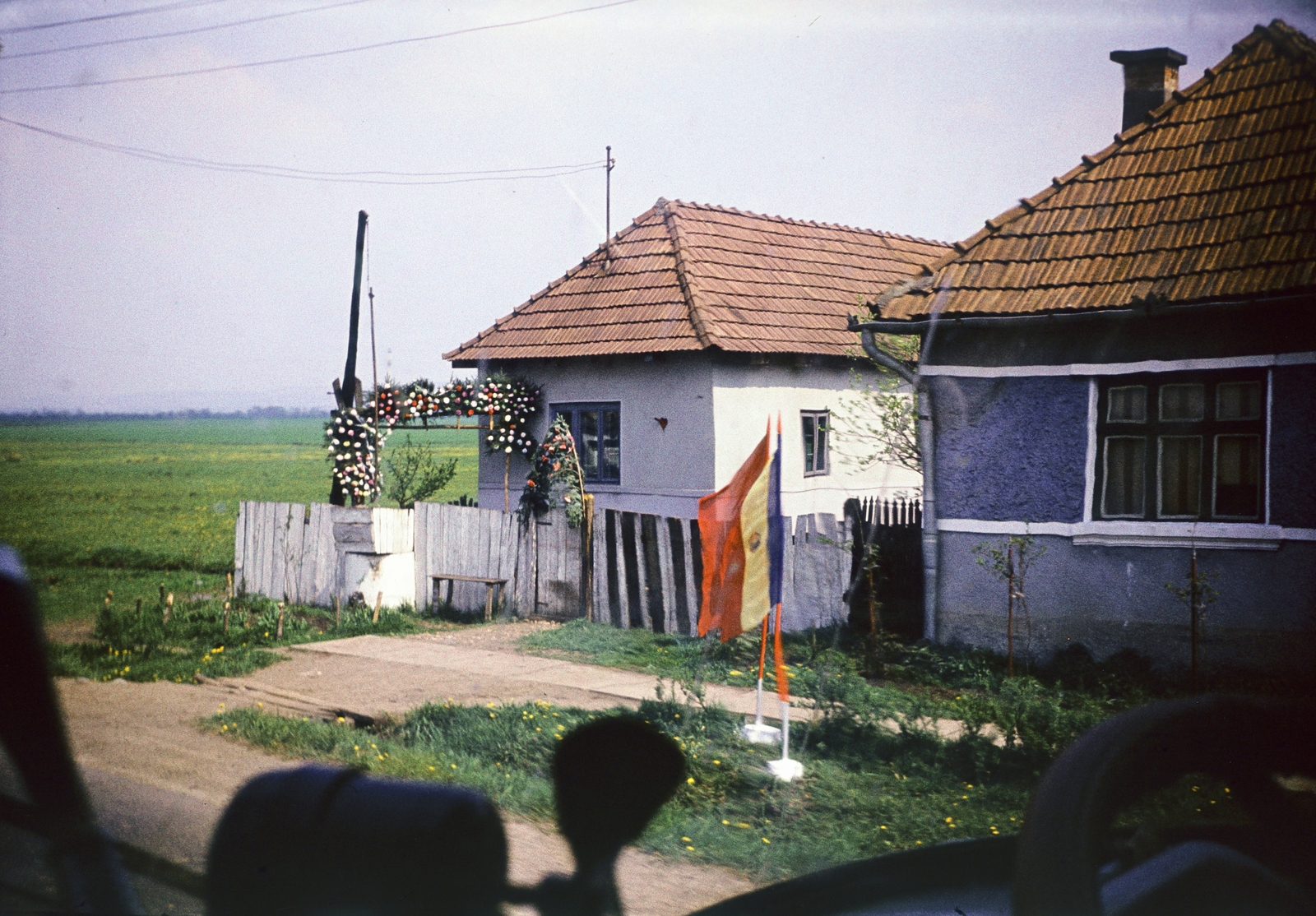 1974, Monoki Miklós, house, colorful, flower decoration, Fortepan #276939