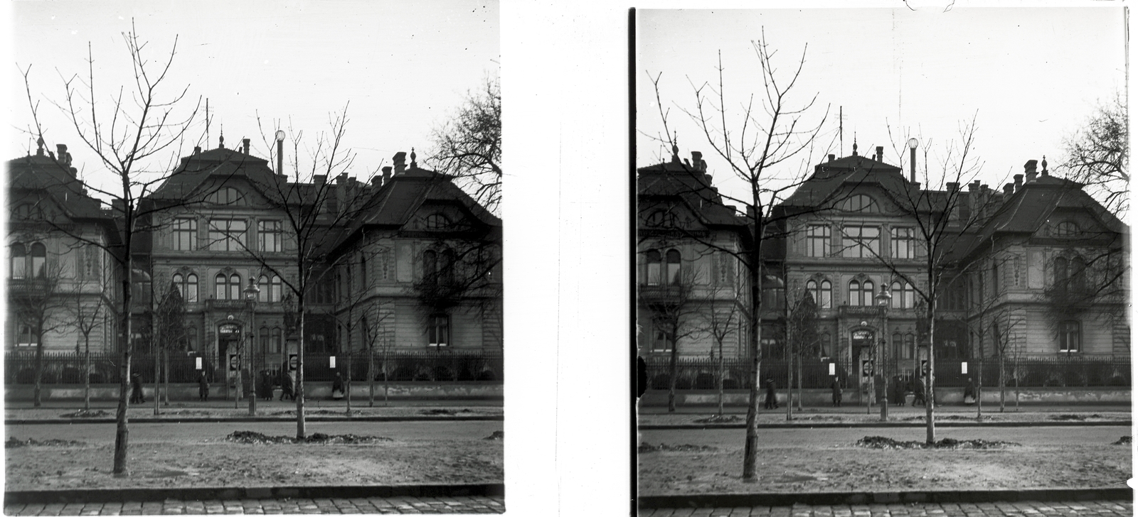 Magyarország, Budapest VII., Városligeti fasor 11., Fasor szanatórium (BM kórház)., 1903, Schoch Frigyes, sztereófotó, Budapest, Fortepan #27702