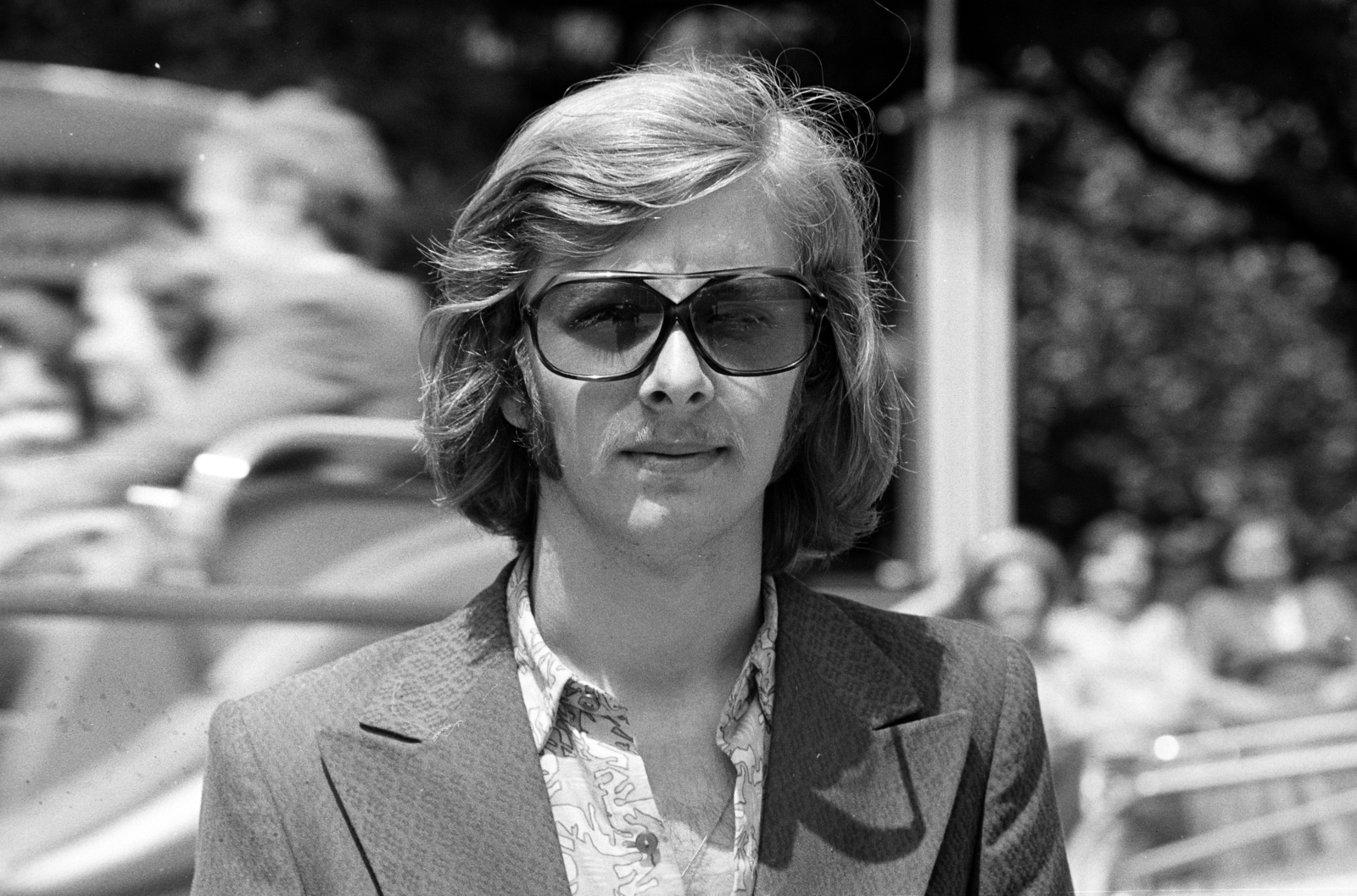 1980, Obetkó Miklós, portrait, hairdo, man, shades, Fortepan #277069