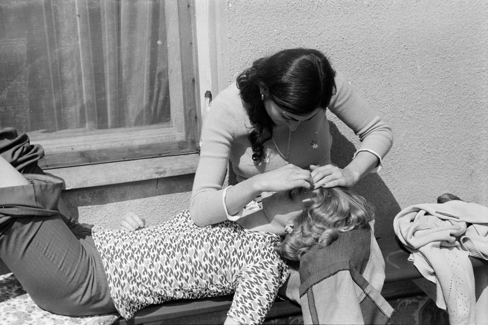 1977, Obetkó Miklós, kozmetika, Fortepan #277157