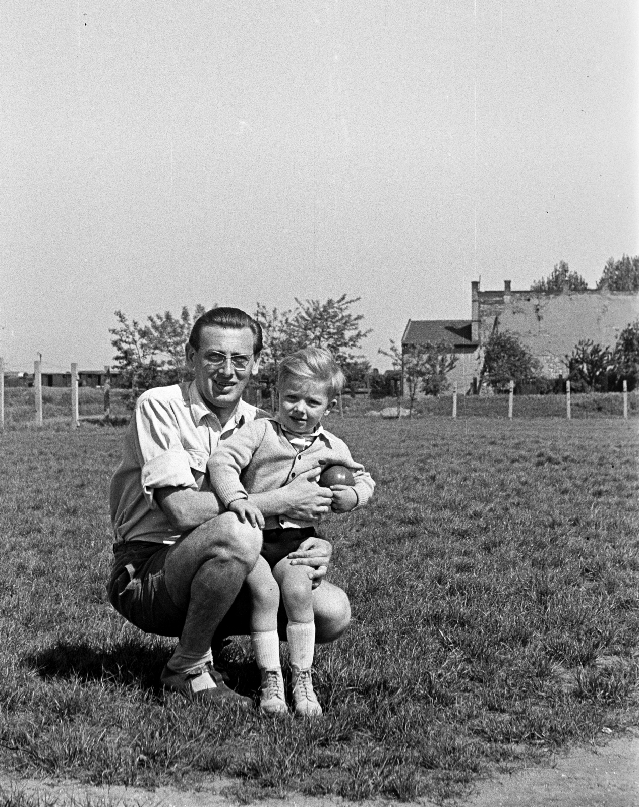 1957, Obetkó Miklós, apaság, Fortepan #277164