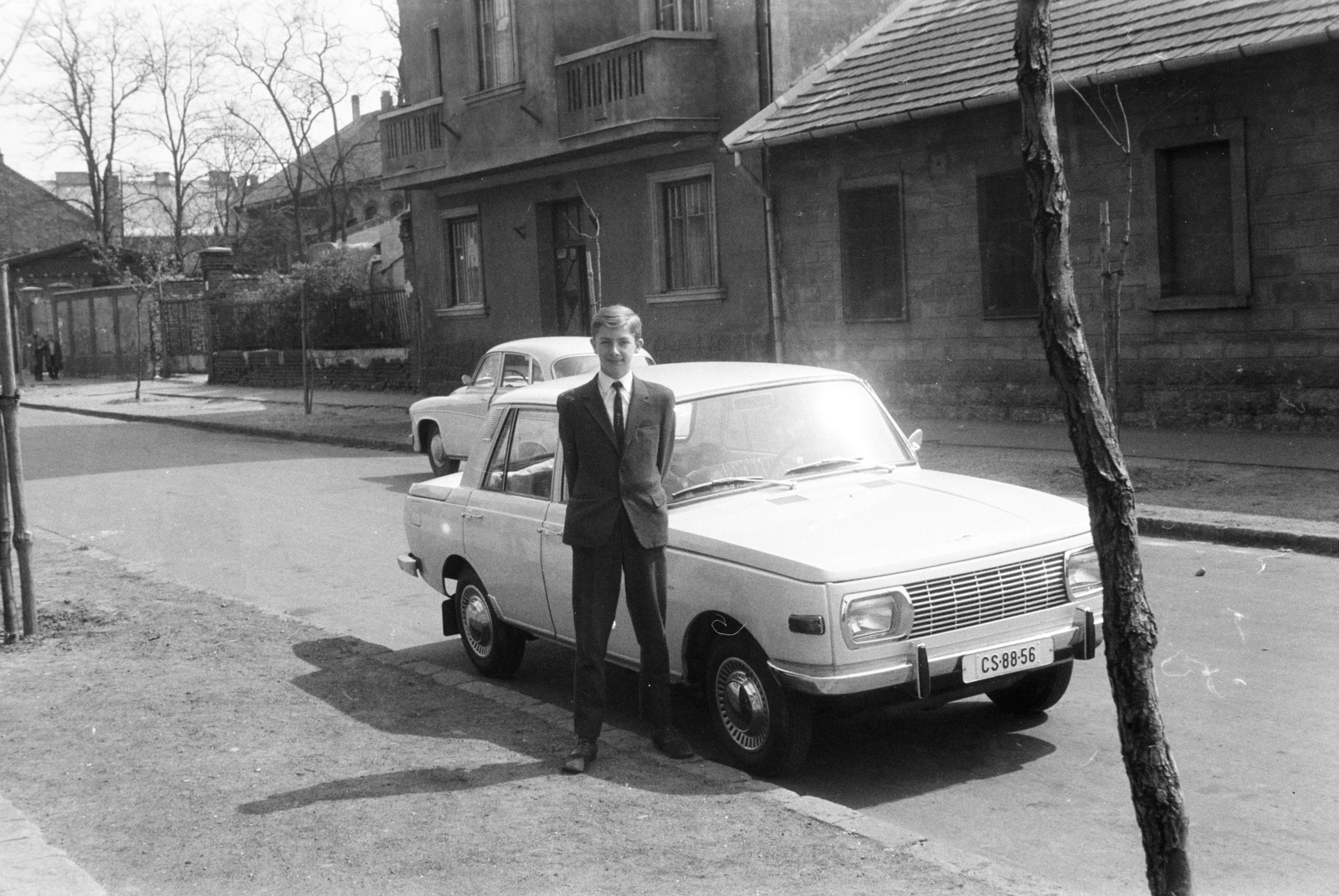 1968, Obetkó Miklós, number plate, Fortepan #277206