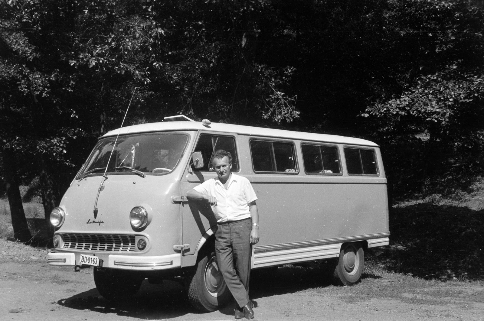 1970, Obetkó Miklós, minivan, number plate, Fortepan #277269