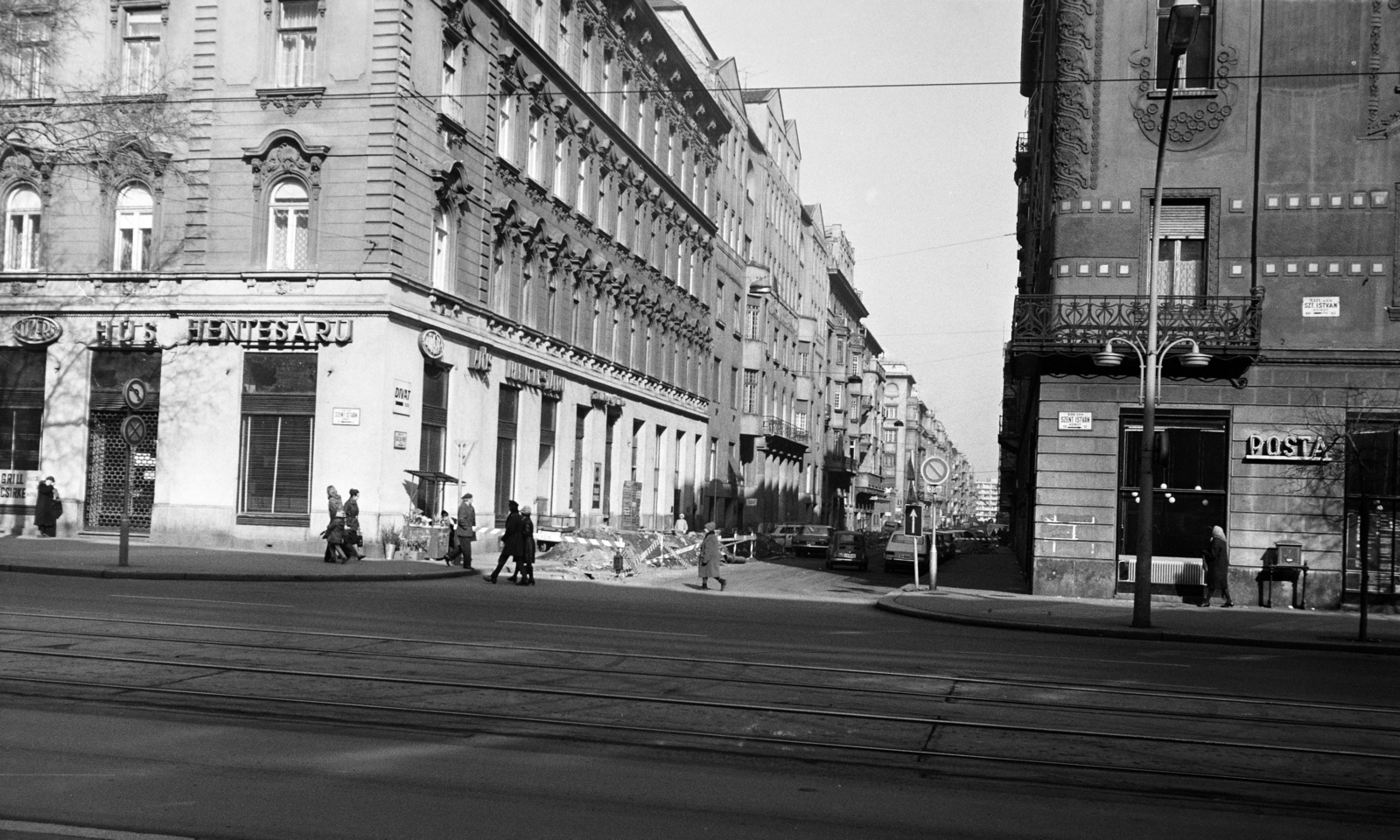 Magyarország, Budapest XIII., Szent István körút, szemben a Tátra (Sallai Imre) utca., 1979, Obetkó Miklós, Budapest, Fortepan #277613