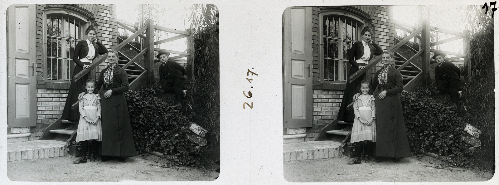 Hungary, Budapest I., nyaraló a Bérc utca környékén., 1901, Schoch Frigyes, holiday house, stereophoto, Budapest, Fortepan #27768