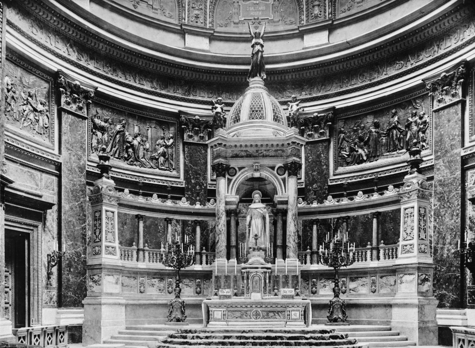 Magyarország, Budapest V., Szent István tér, Szent István-bazilika, főoltár., 1908, Deutsche Fotothek / Brück und Sohn, Budapest, Fortepan #277835