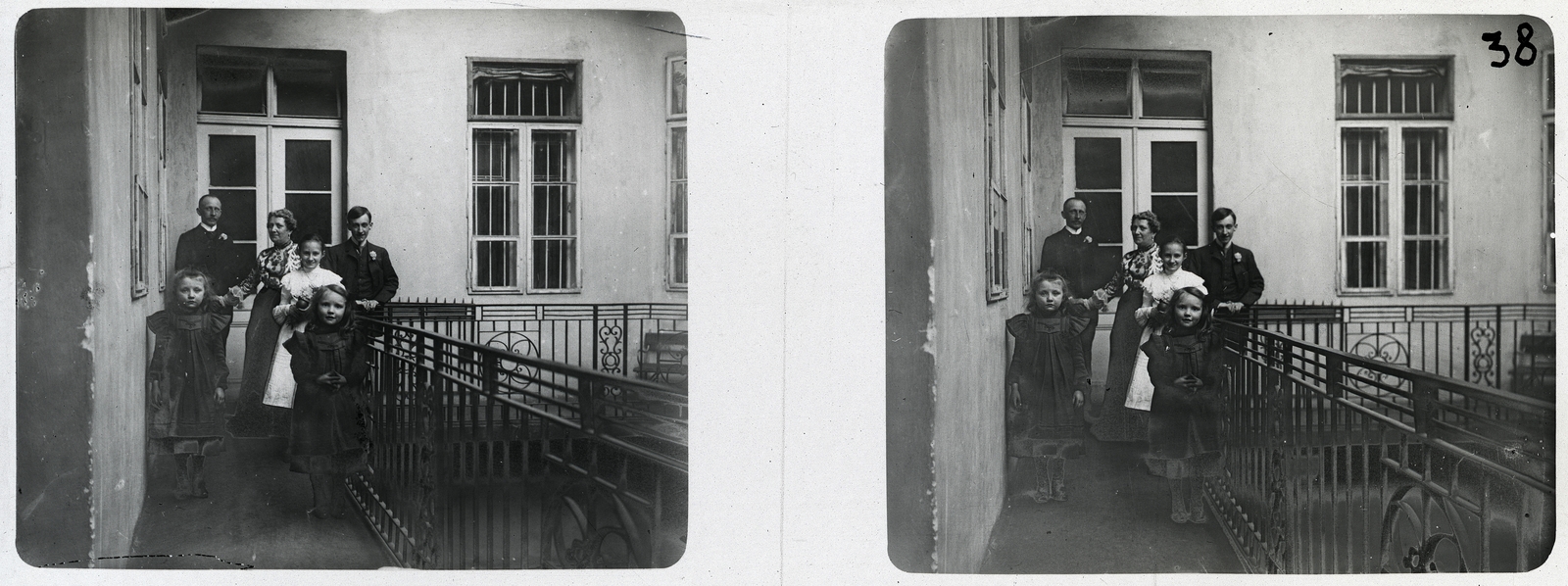 Magyarország, Budapest V., Váci utca 55., 1903, Schoch Frigyes, körfolyosó, sztereófotó, Budapest, Fortepan #27784