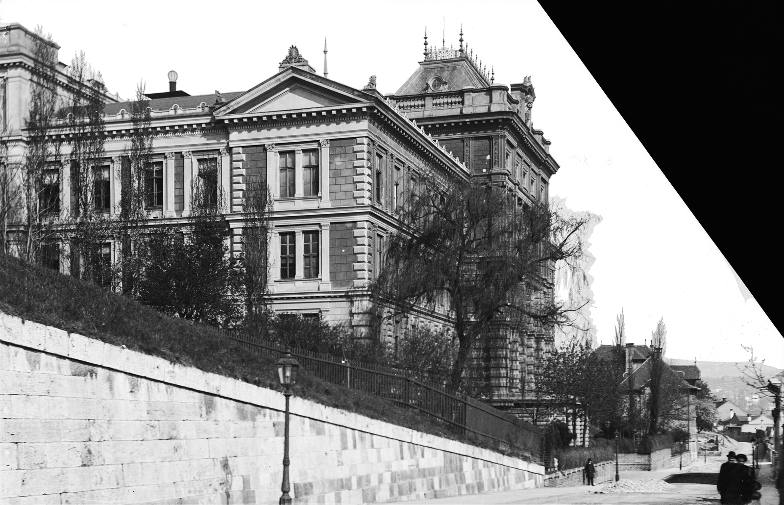 Magyarország, Budapest I., Szabó Ilonka (Ilona) utcai Királyi Egyetemi Katolikus Főgimnázium (később Budapesti Egyetemi Katolikus Gimnázium)., 1909, Deutsche Fotothek / Brück und Sohn, Budapest, Fortepan #277850