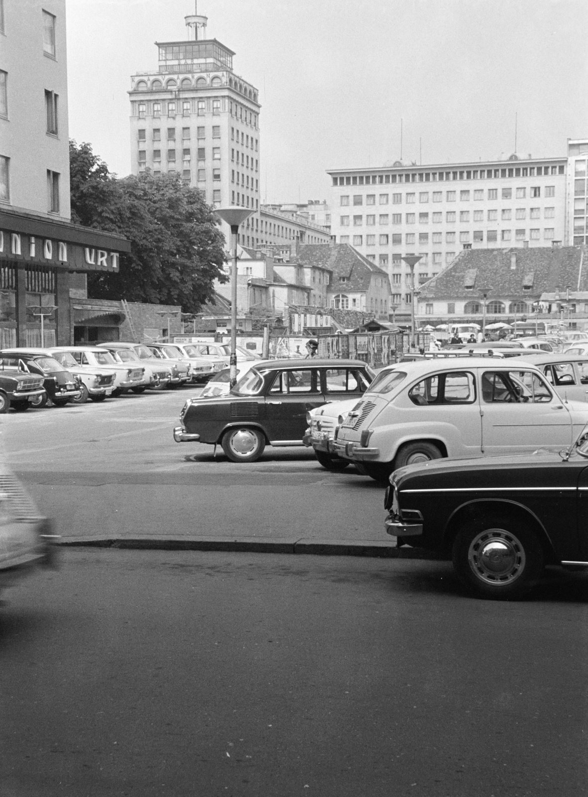 Slovenia, Ljubljana, Miklošičeva cesta, Grand Hotel Union, 1969, Artfókusz, Yugoslavia, Fortepan #277992