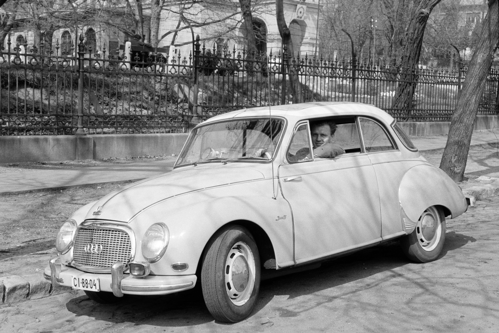 1965, Artfókusz, number plate, Auto Union 1000, Fortepan #278209