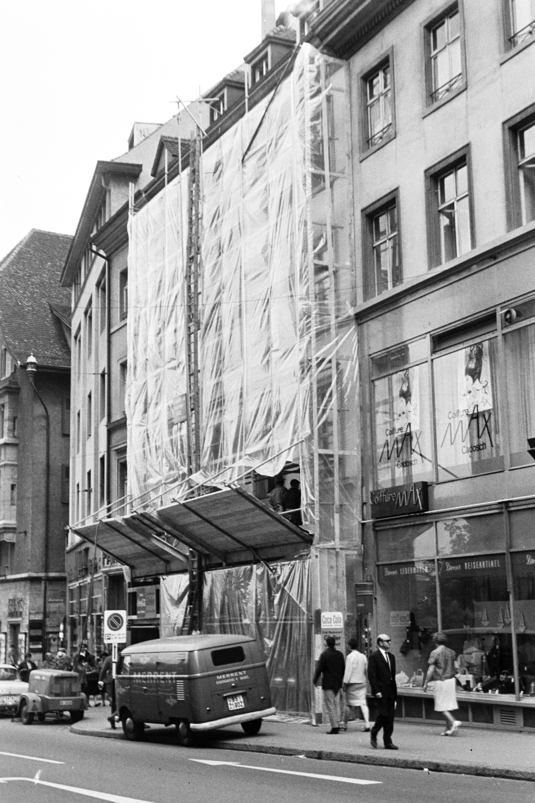 Switzerland, Basel, Eisengasse, szemben a 11. szám., 1966, Artfókusz, Fortepan #278242