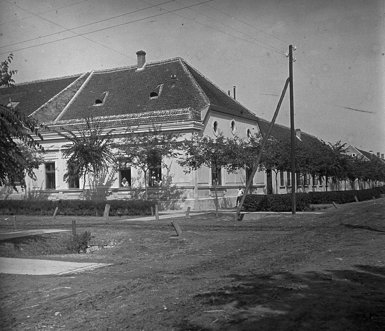 1917, Schoch Frigyes, village, street view, Fortepan #27827