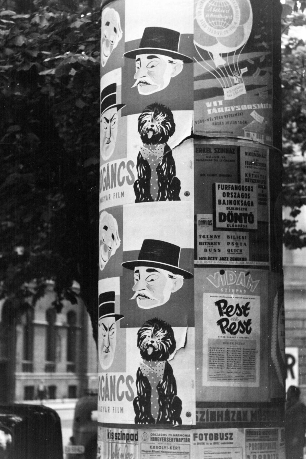 Hungary, Budapest, 1959, Artfókusz, poster, movie poster, Fortepan #278303