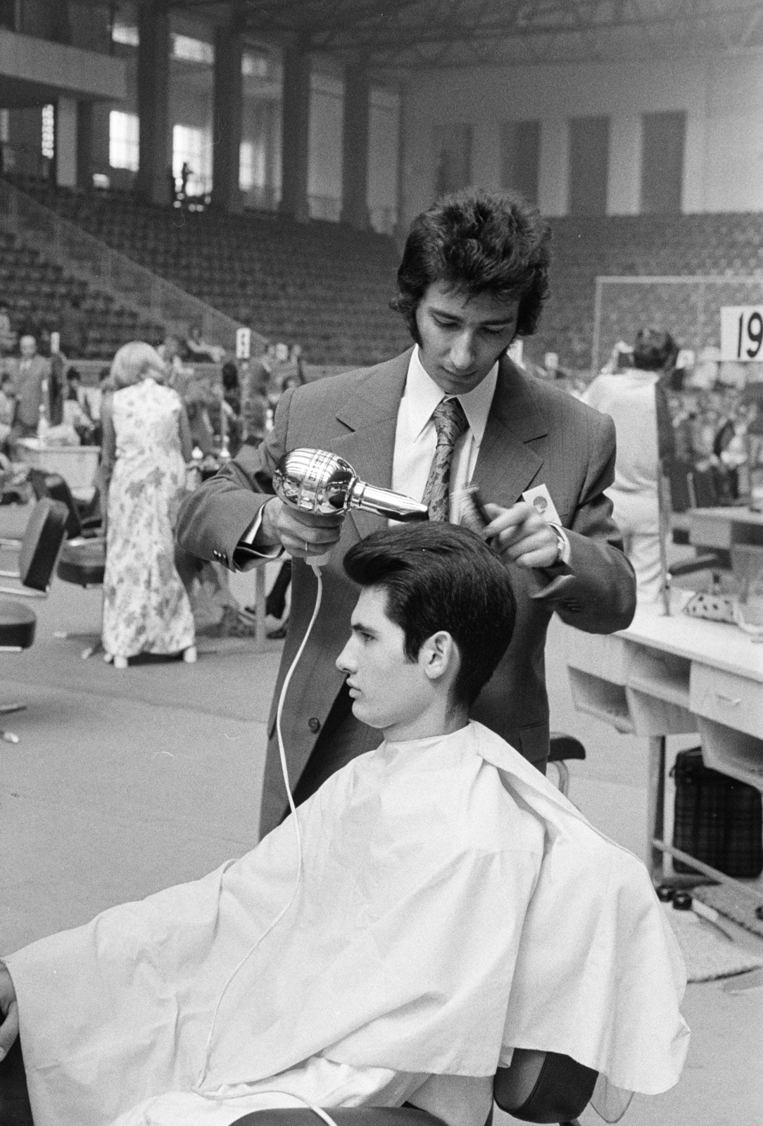 1971, Artfókusz, hairdo, hair dryer, Fortepan #278338